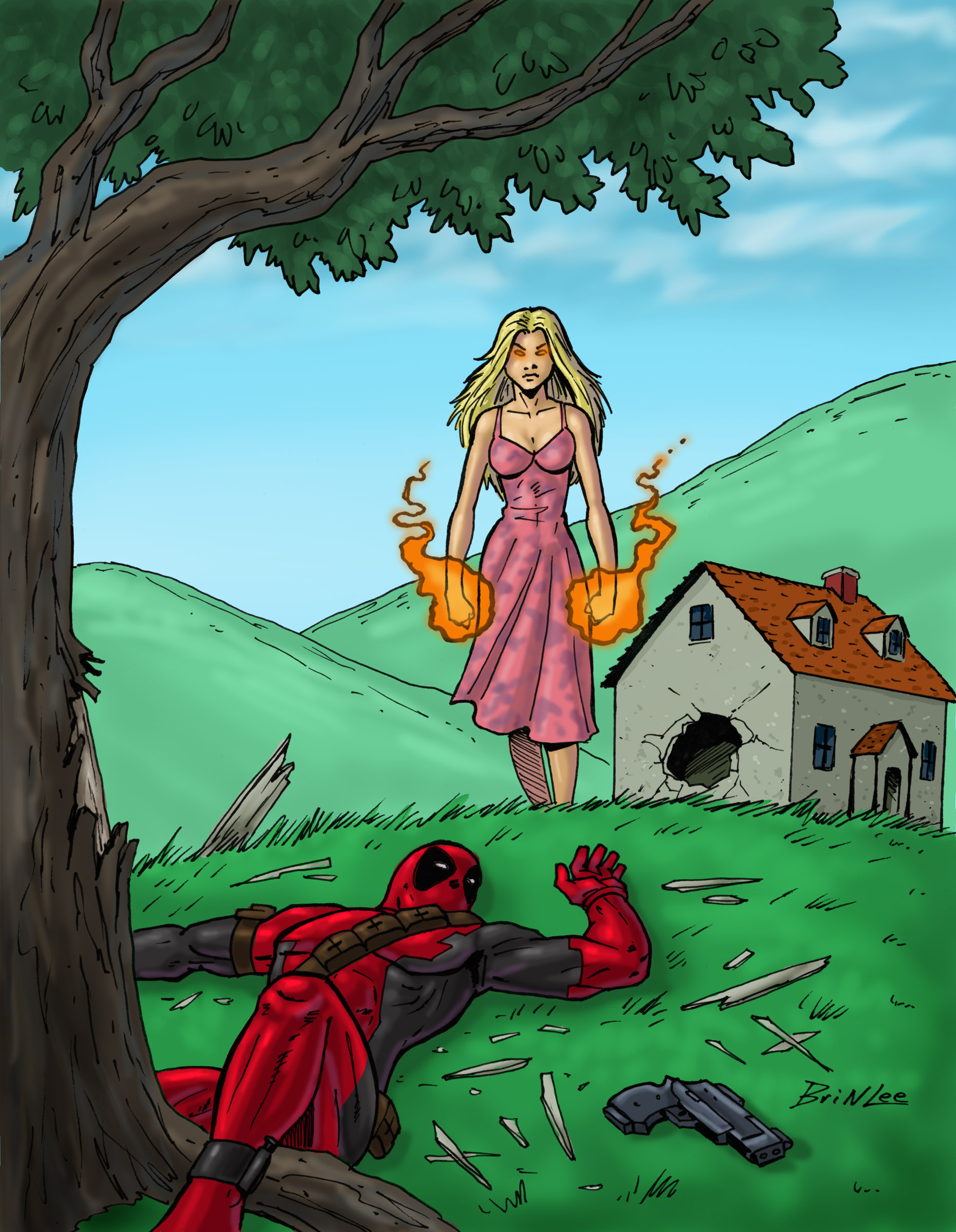 X-men Supreme Issue 36: Deadpool Part 1 Panel 1